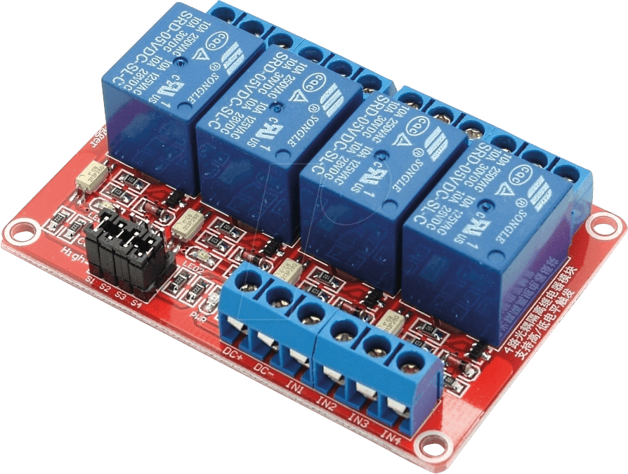 Aideepen Lot de 3 modules de relais 4 canaux 5 V avec optocoupleur pour PIC AVR DSP ARM Arduino 8051 